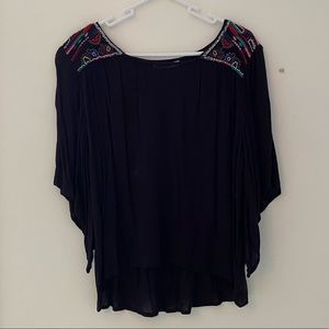 Hazel Long Sleeve with Embroidered Details